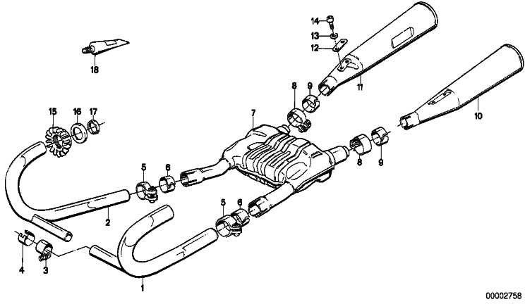 BMW本物のクランプクランプD = 27 R（18211454638）| 18211454638