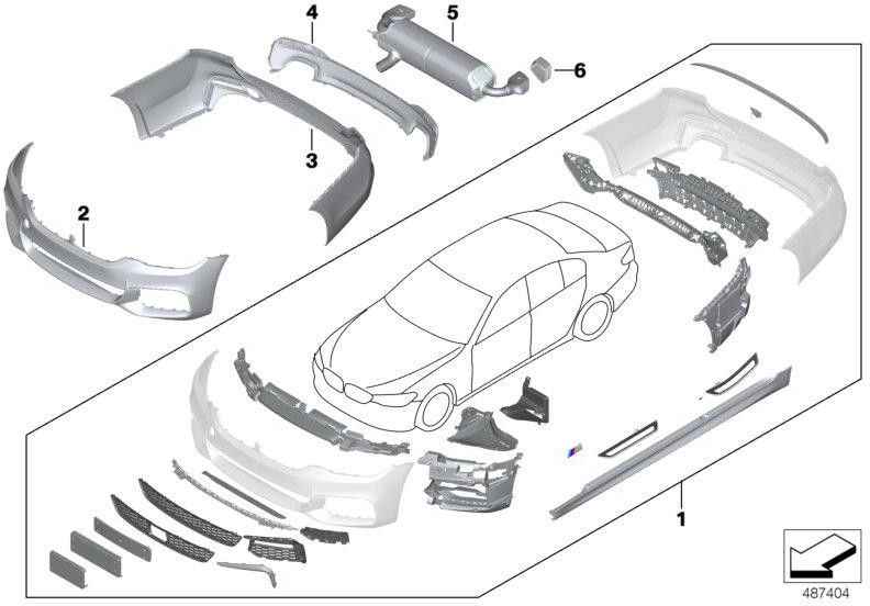 BMW純正ナッハサイレンサー（18308588106）| 18308588106