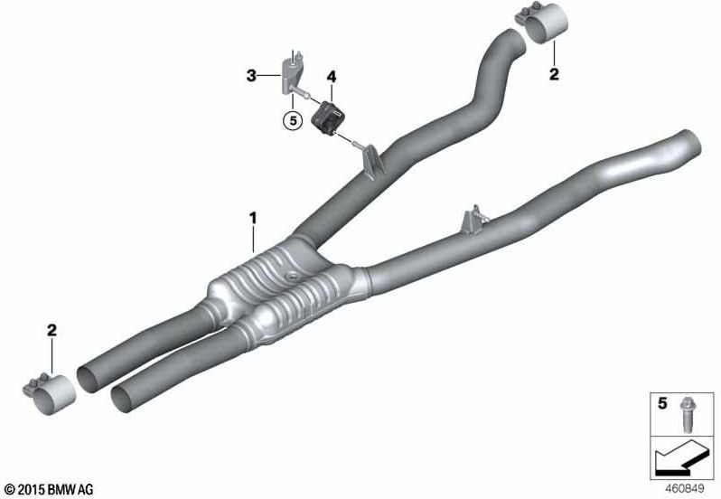 BMW純正ミドルシャラダンパーズ（18308663575）| 18308663575