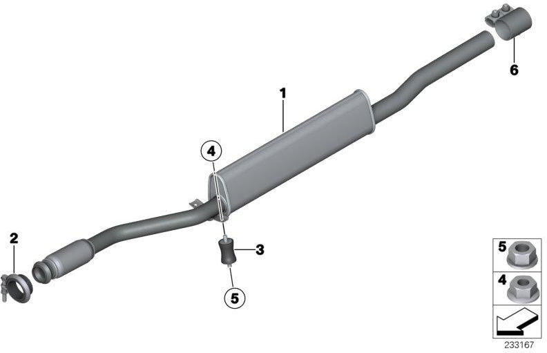 BMW純正ゴム製ベアリング（18309804330）| 18309804330