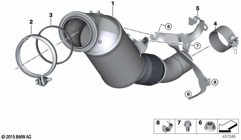 BMW本物のホルダー-Close Catalyst（18328648410）| 18328648410