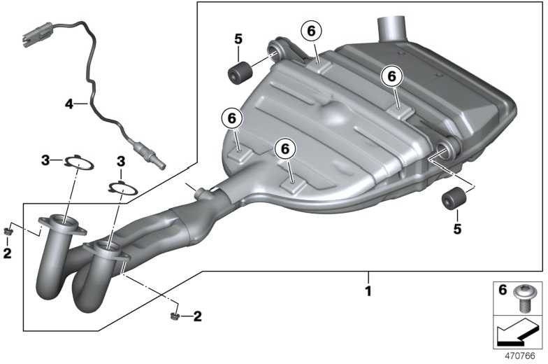 BMW純正排気ガスシール（18517729555）| 18517729555