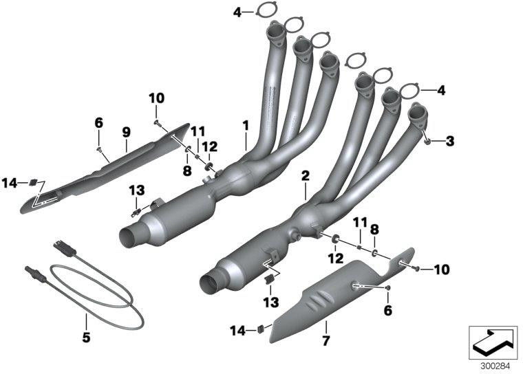 BMW本物の詩排気マニホールド（18518395984）| 18518395984