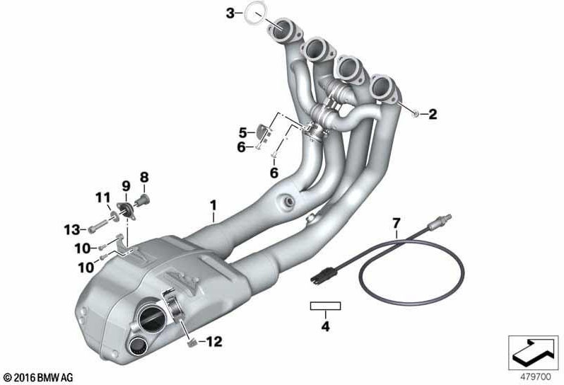 bmw fumitoryダンパーを備えた本物の排気マニホールド（18518561652）| 18518561652