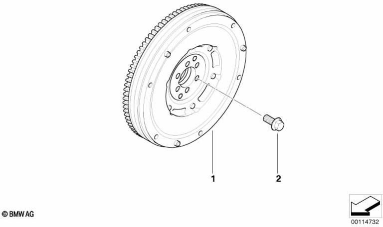 BMW本物の2つの質量スイング（21207522457）| 21207522457