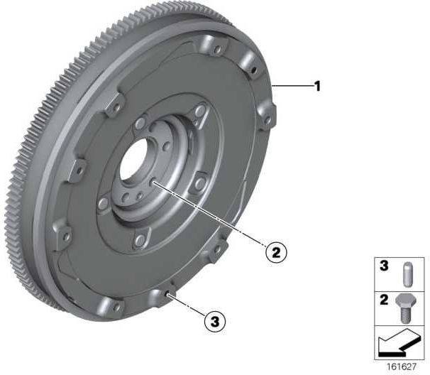 BMW純正2つの質量スイングd = 228mm mini（21207583195）| 21207583195
