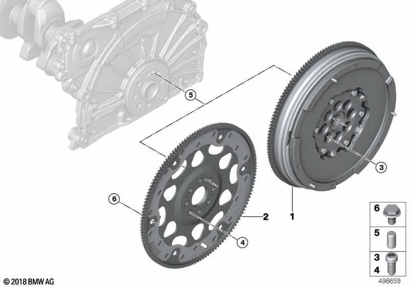 BMW純正2つの質量スイング（21208482605）| 21208482605