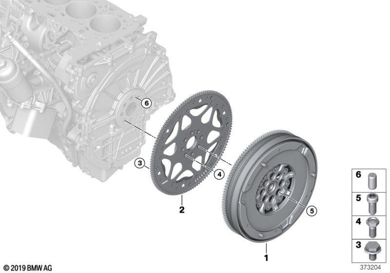 BMW純正2つの質量スイング（21208605487）| 21208605487