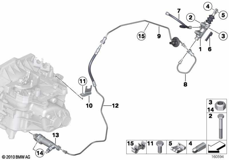 BMW本物のカップリングライン（21526863952）| 21526863952