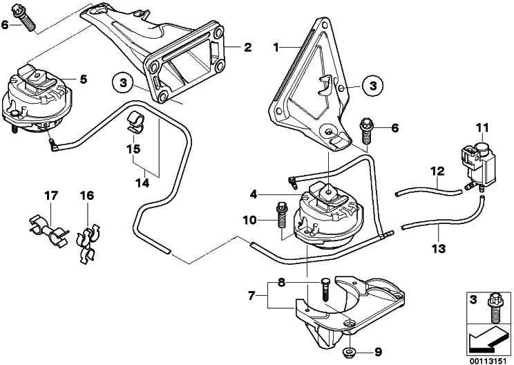 BMW純正ケーブルクランプ（22116758925）| 22116758925