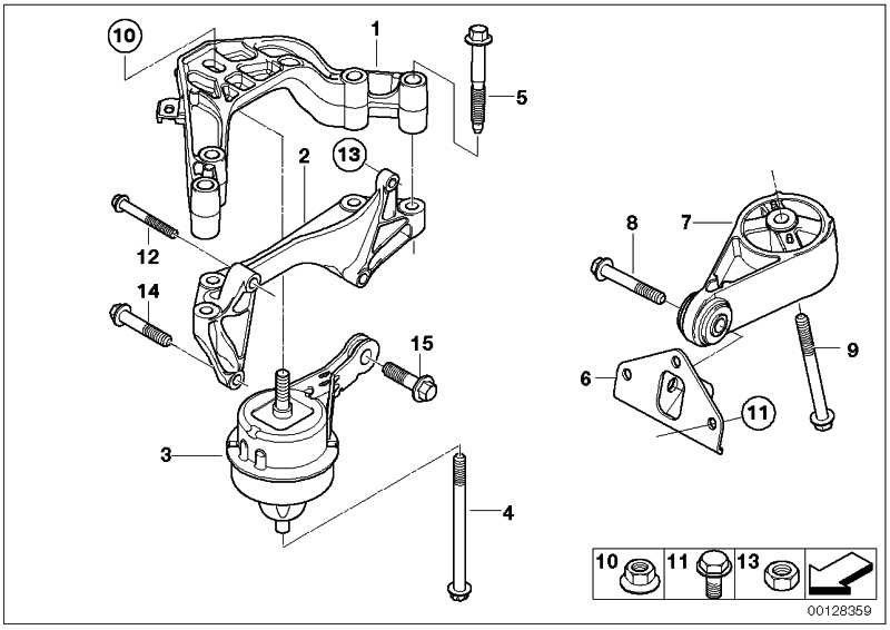 BMW本物のトルクススクリューM10x125ミニ（22116766753）| 22116766753