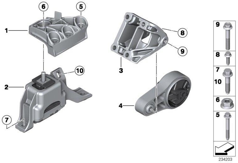 BMW本物のMotortrieBock（22116788664）| 22116788664