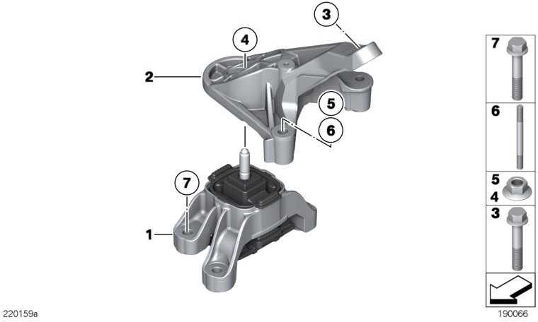 Frange M10x50 10.9 Mini（22116793735）のBMW純正6癌| 22116793735