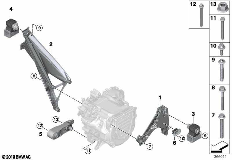 BMW本物のASAネジM12x80-10.9ZNS3（22116875984）| 22116875984