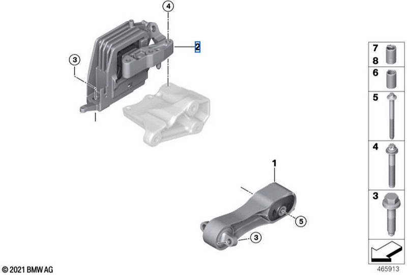 BMW本物のモーターストレージ（22118835570）| 22118835570