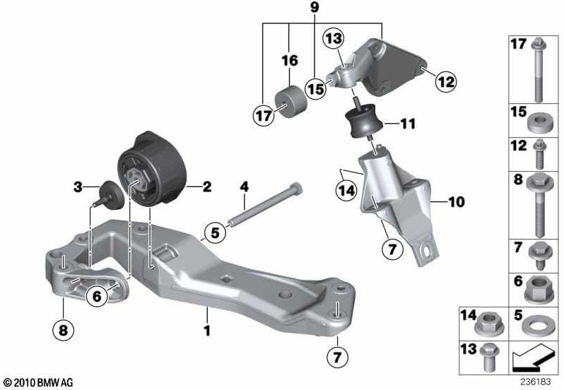 BMW本物の追加質量（22326872626）| 22326872626