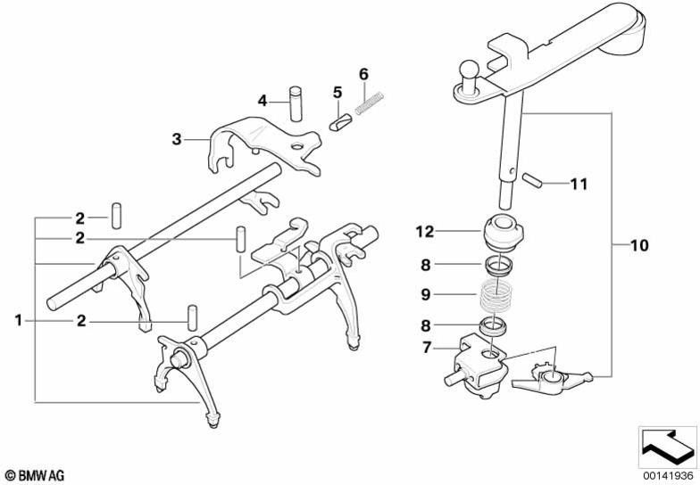 BMW本物のロック（23001988878）| 23001988878