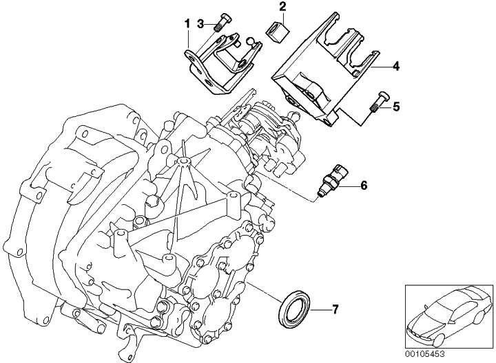 BMW本物のセレクションレバーBracket Mini（23117572703）| 23117572703