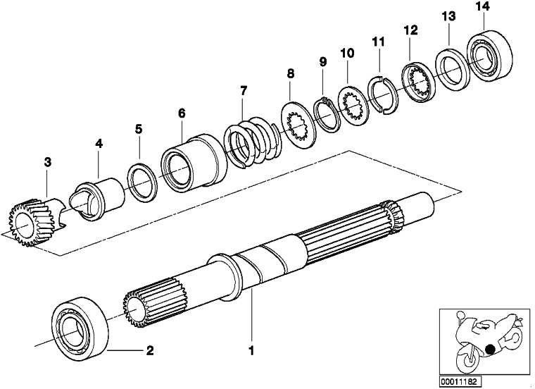 BMW本物のグルーブボールベアリング20x47x14（23122330176）| 23122330176