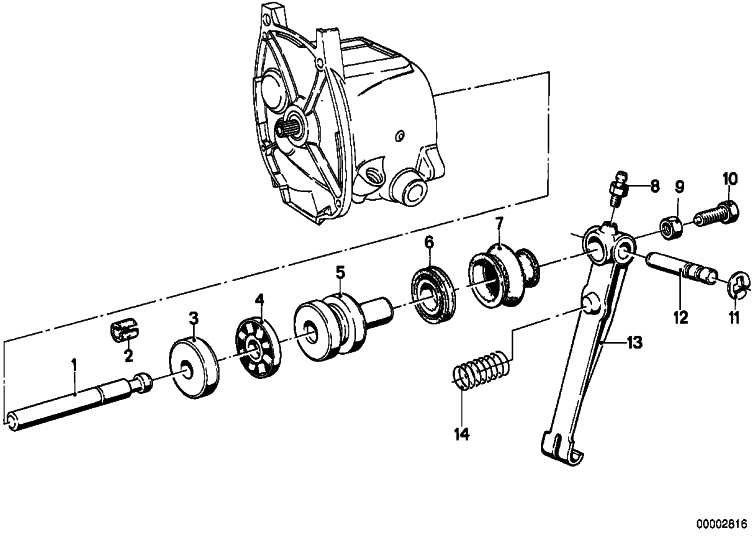 BMW本物のカップリングレバーR R50/5-R90（23131234049）| 23131234049