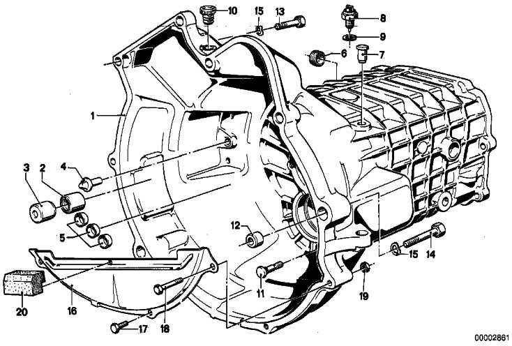 BMW本物のリバースライトスイッチM12x1.5 3シリーズ6シリーズZ1（23141354071）| 23141354071
