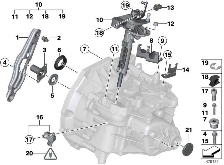 BMW純正ヌルガンセンサーミニ（23147601993）| 23147601993