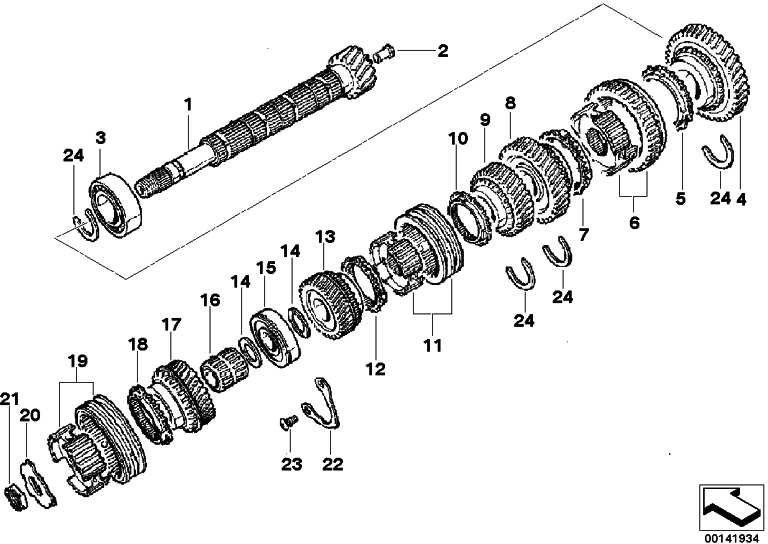 BMW本物のExchange Schalkrad 5th Gang Mini（23222326833）| 23222326833