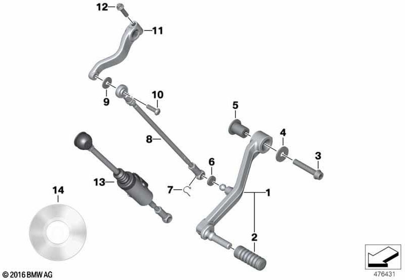 BMW本物のギアレバー（23418561671）| 23418561671