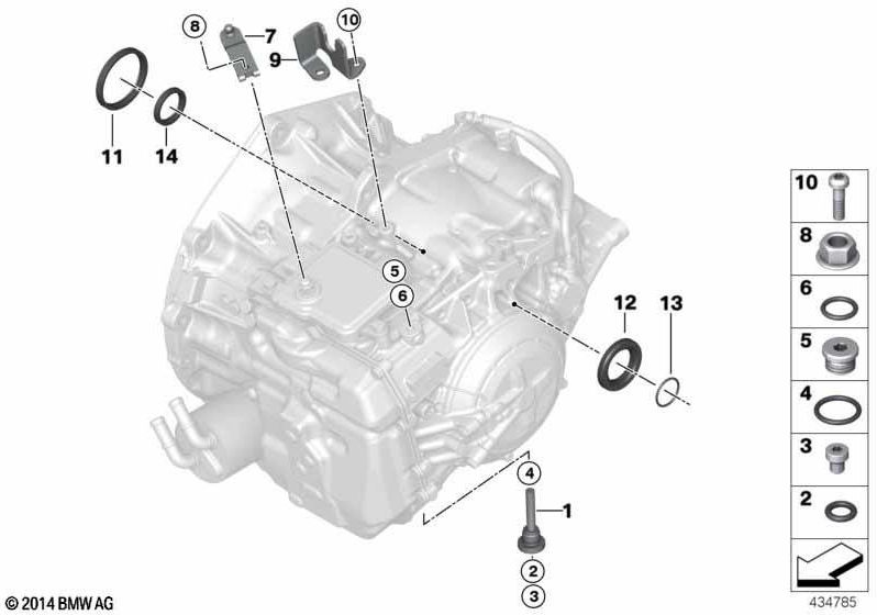 BMW本物のwellendichtring 42x62x6（24128642582）| 24128642582