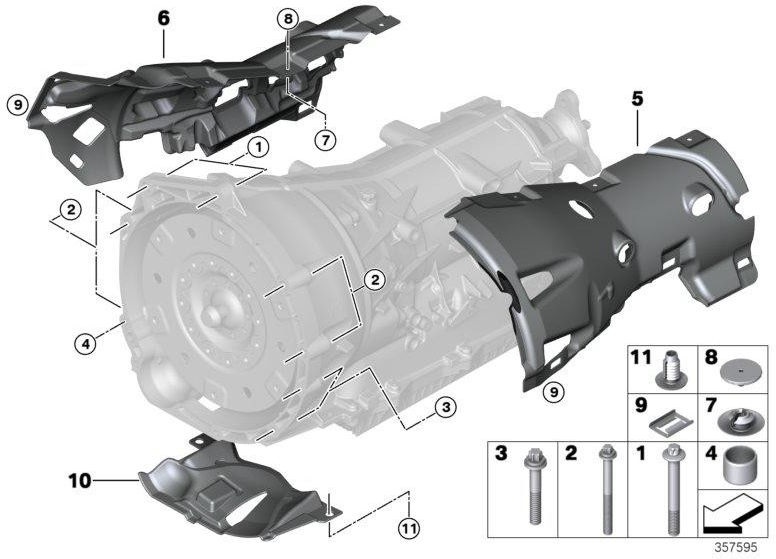 BMW純正クリップ（24148616009）| 24148616009