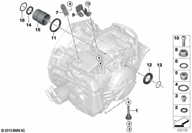 BMW本物のwellendichtring 63x75x8（24278650205）| 24278650205