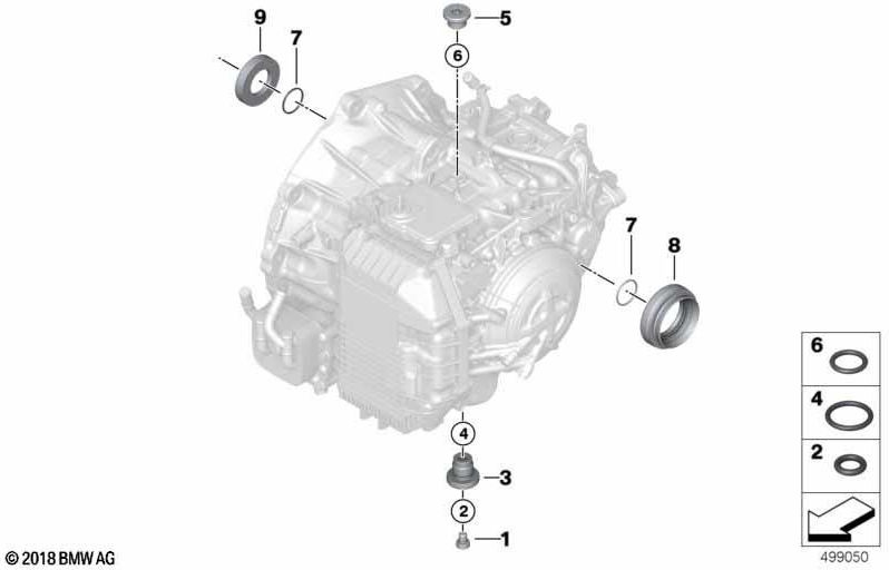 BMW本物のウェレンディックトリングドライブシャフト39x63x13.4（24278699895）| 24278699895