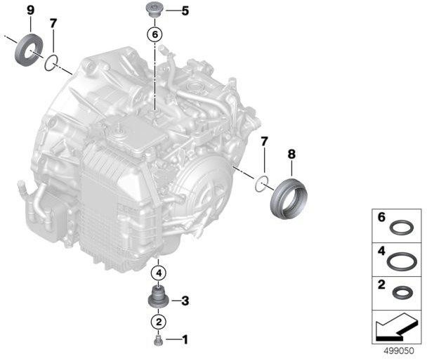 BMW純正Oリング2.2x15.5（24278699924）| 2427869924