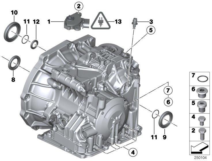 BMW本物のwellendichtring 74x60.3x8.5（24279806837）| 24279806837