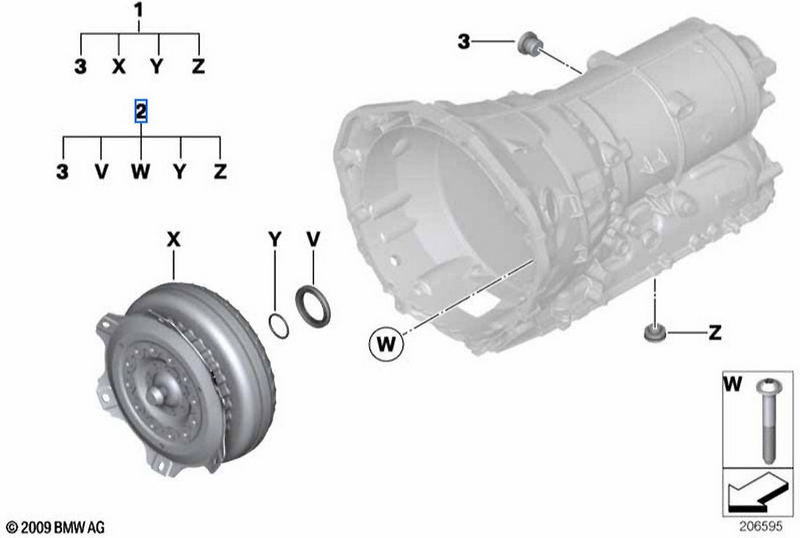 BMW本物の修理セットドライブ（24405A131F0）| 24405A131F0