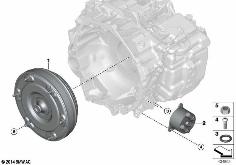 BMW本物のトルクコンバーター（24428642579）| 24428642579
