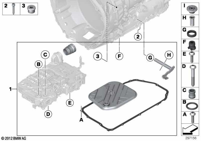 BMW純正修理設定セクション（24507624191）| 24507624191