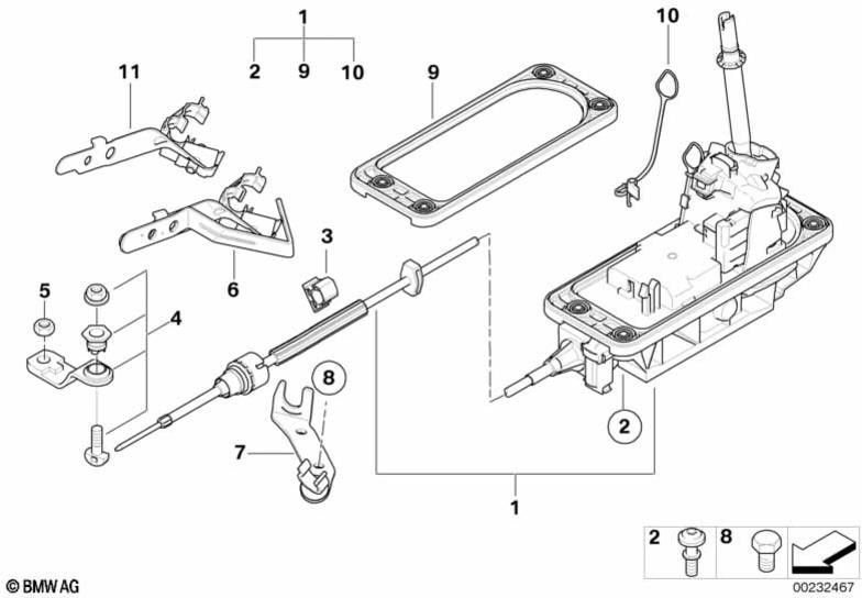 BMW純正固定ネジM6x21（25167568429）| 25167568429