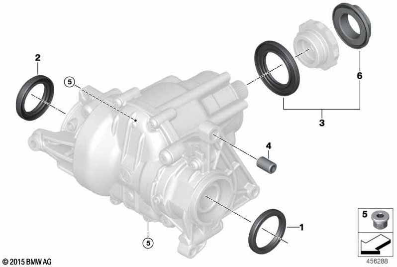 BMW本物のwellendichtring 50x65x8（27108627022）| 27108627022