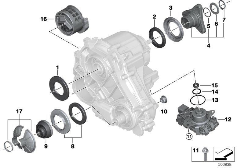 BMW純正井戸式49.6x90x7.7（27108642594）| 27108642594