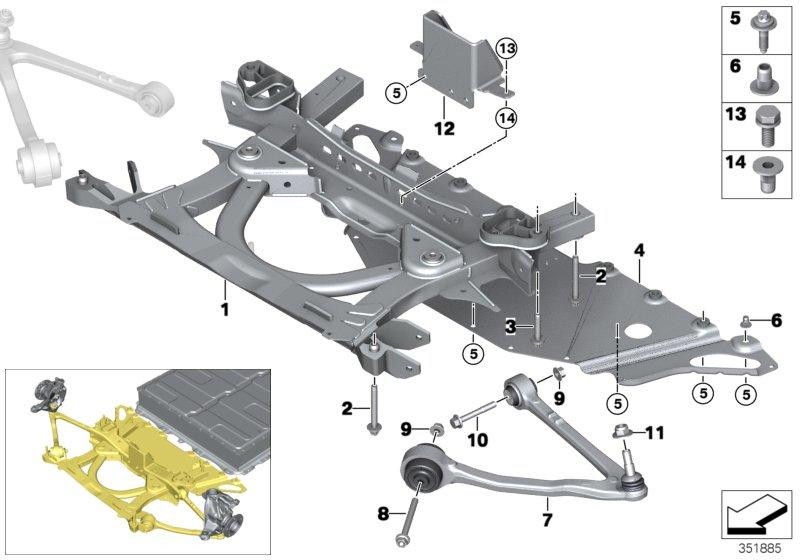 BMW本物のVorderachräger（31106852483）| 31106852483