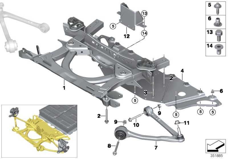 BMW本物のヴォーダーaachräger（31106857710）| 31106857710