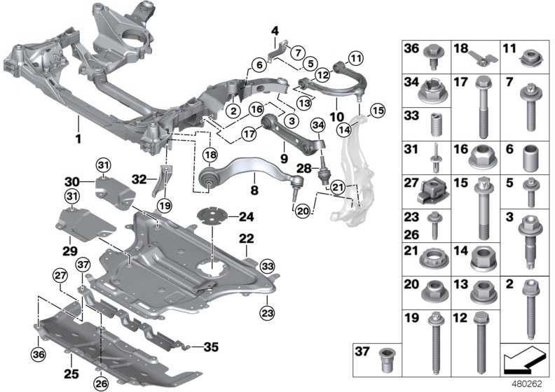 bmw底部にある本物のquerlenker左7er（31106861173）| 31106861173