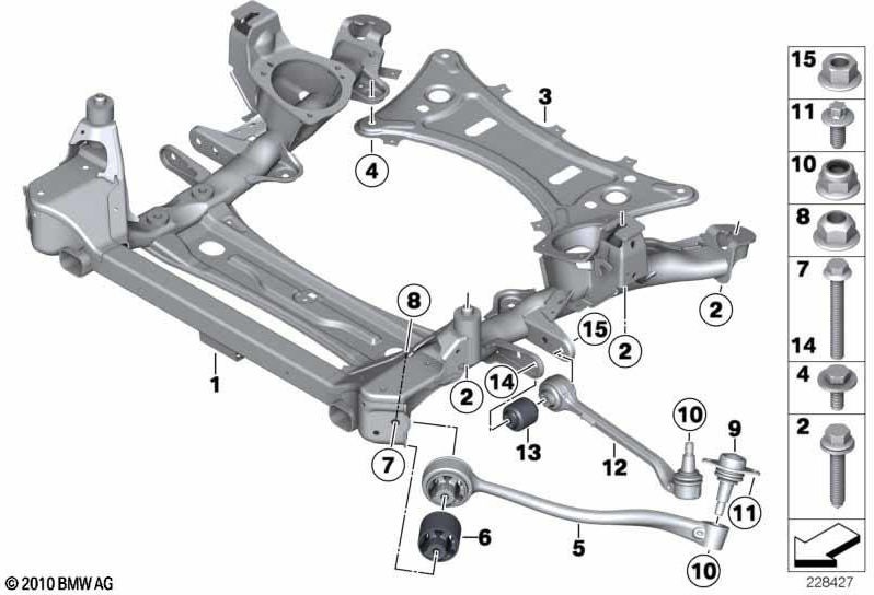 BMW純正Querlenker Left（31106873139）| 31106873139