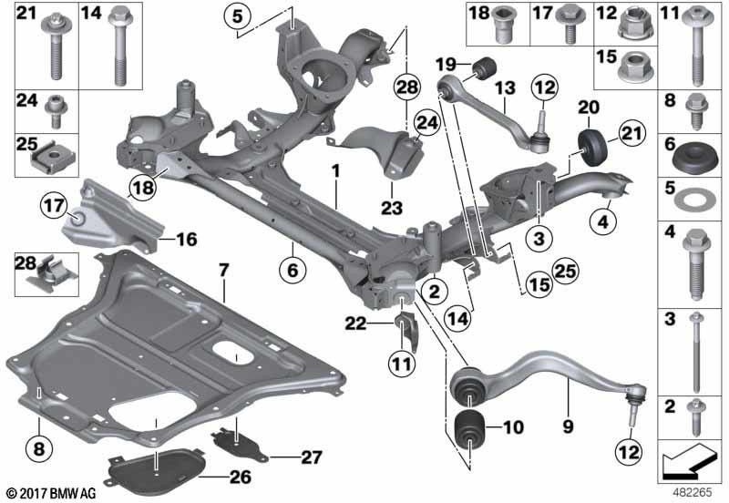 BMW純正ケージマザーM12x1.5-10 ZNS3（31106874585）| 31106874585