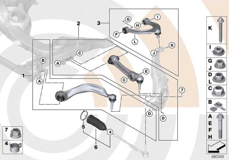 BMW本物の修理セットQuerlenker左の値以下のQuerlenker（31122450813）| 31122450813