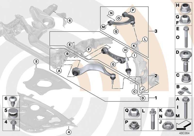 BMW純正修理セットQuerlenker左以下のQuerlenker（31122450833）| 31122450833