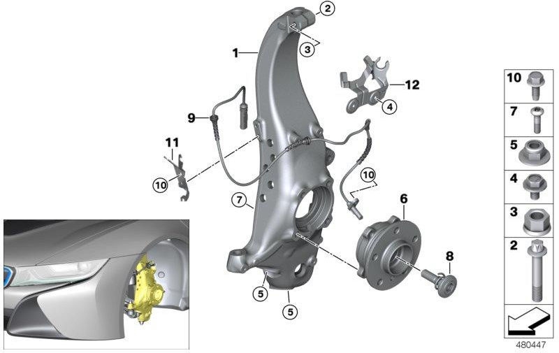 BMW純正Schwenkarten Right（31216858214）| 31216858214