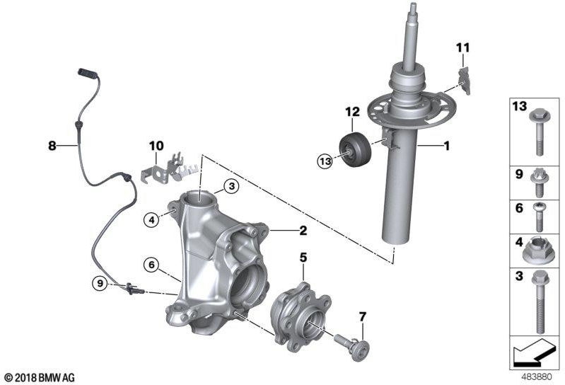 BMW本物のSchwenkarten Right（31216882598）| 31216882598
