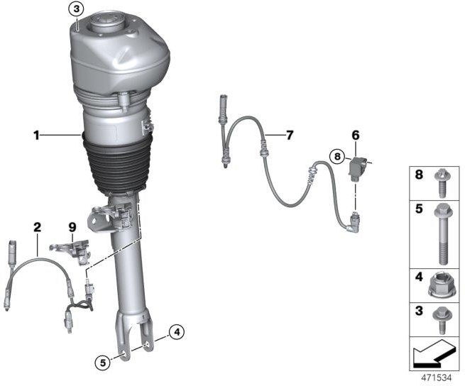 bund m8x30-10.9 zns3（31306865312）を備えたBMW純正6癌| 31306865312